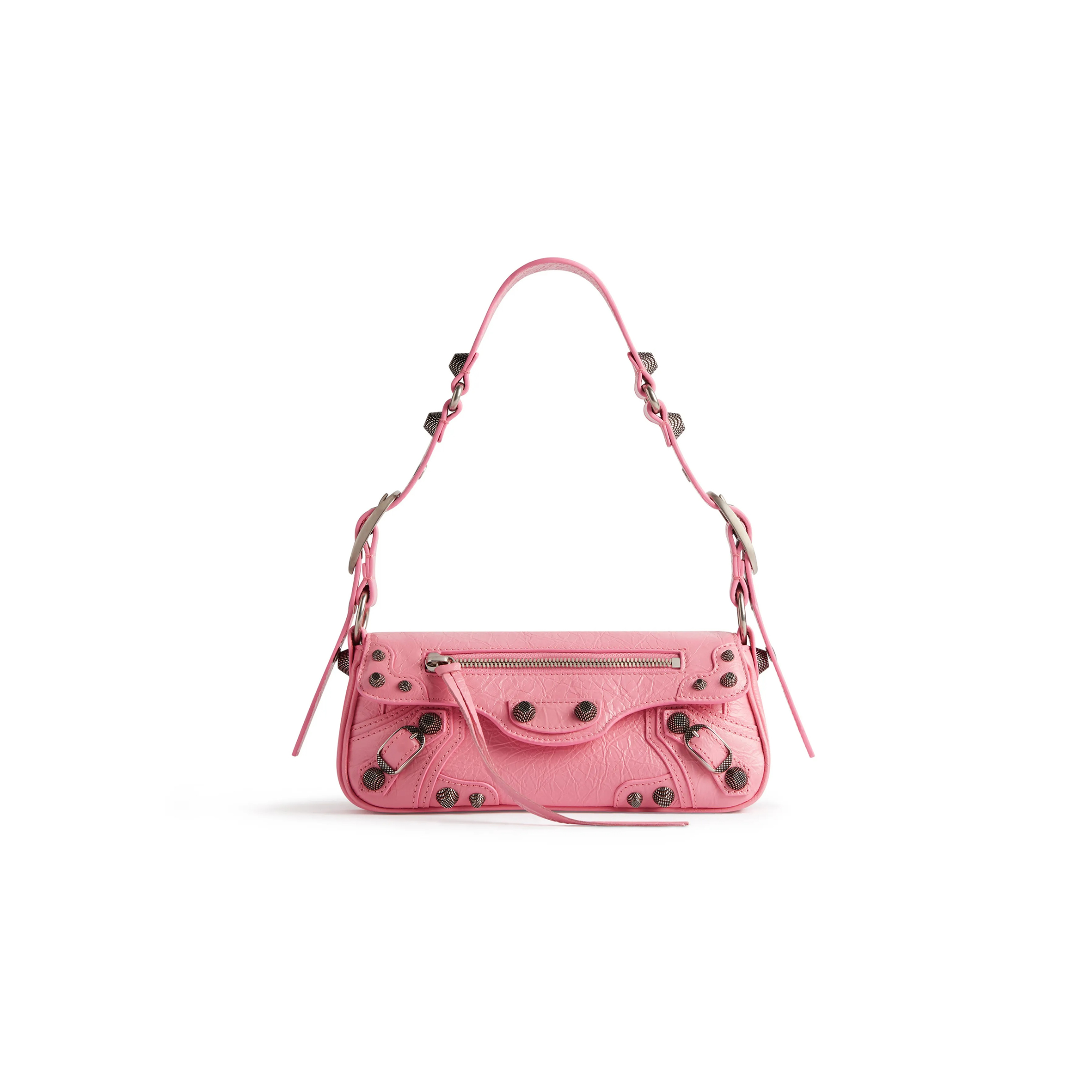 BALENCIAGA WOMEN'S LE CAGOLE IN MINI PINK 7716701VG9Y5812 (22.8*12.9*4cm)